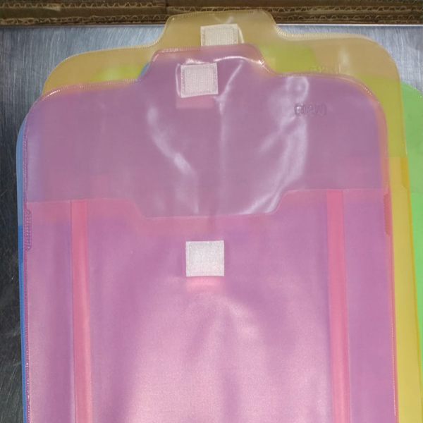 Pearl Material Top Velcro Bag - Image 3