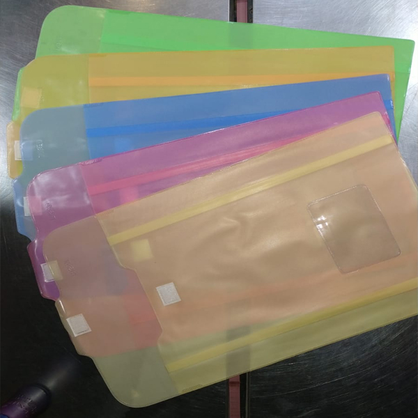 Pearl Material Top Velcro Bag - Image 4