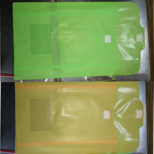 Pearl Material Top Velcro Bag - Image 2