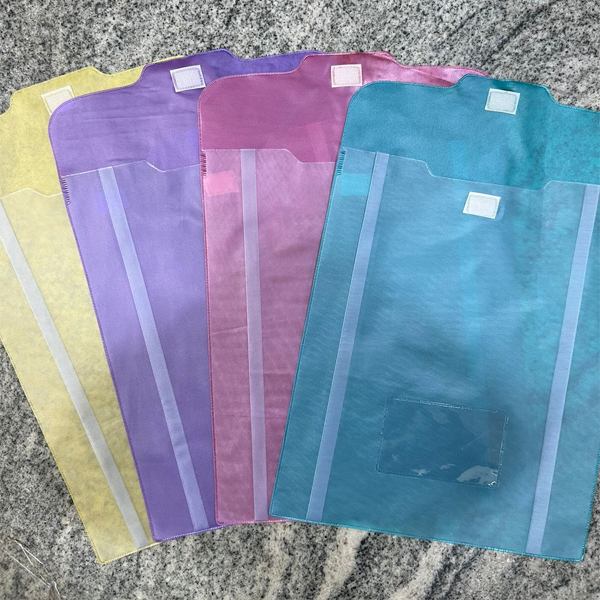 Pearl Material Top Velcro Bag - Image 5